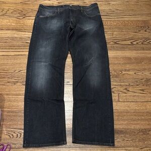 Love Moschino Men's Black washed Jeans 38